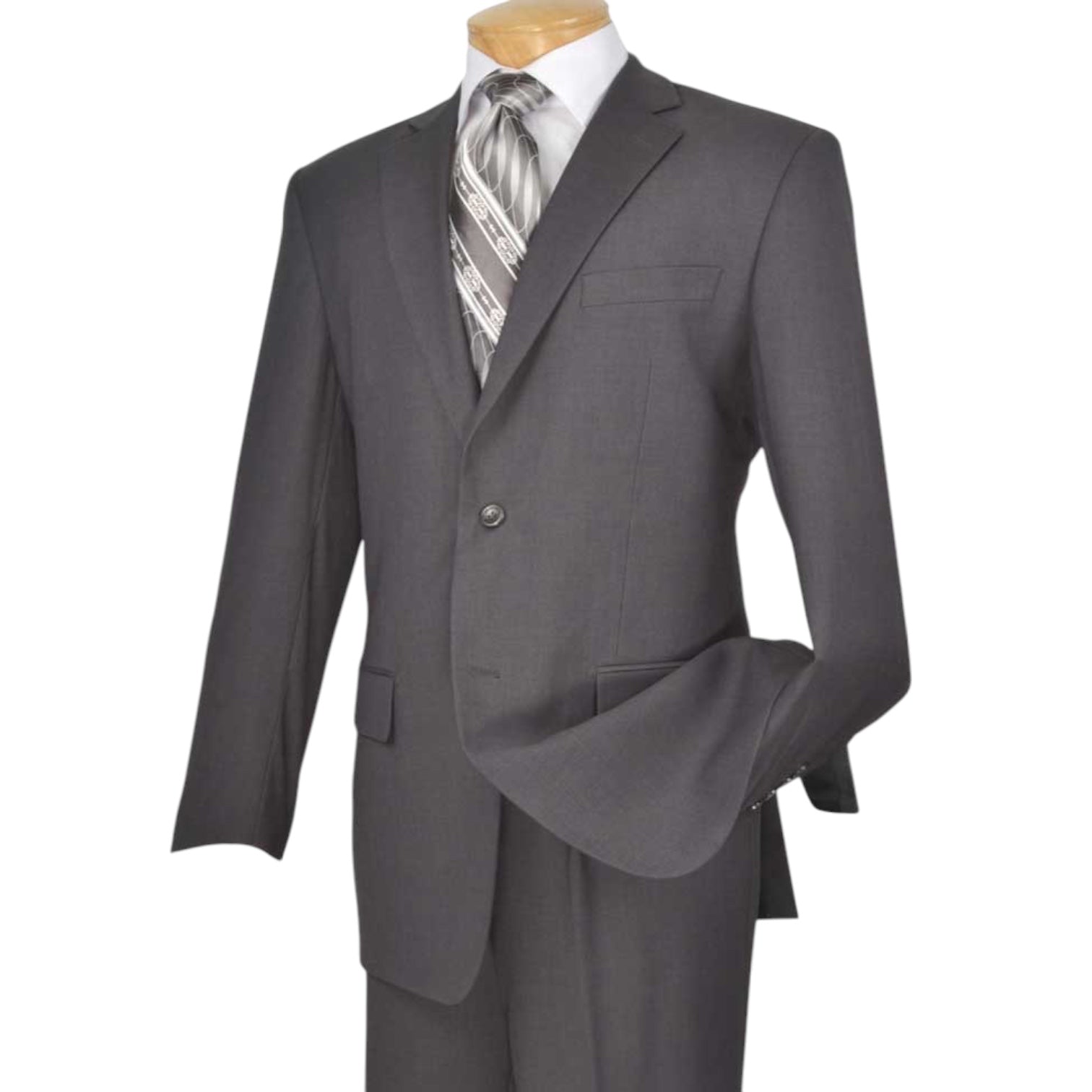 VINCI: 2pc. Solid Vested Suit 2TR